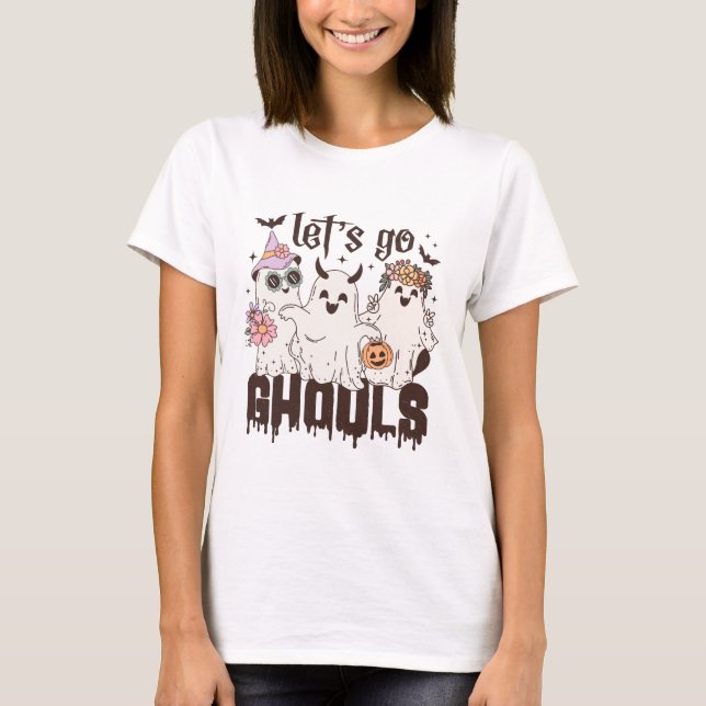 T-shirt Allons Gouls Halloween (Devant)