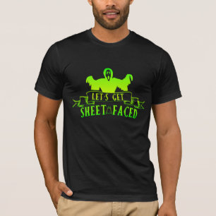 T-shirt Allons nous faire Sheet Faced Green Reaper Ghost H