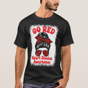 T-shirt Allons Rouge Sensibilisation aux maladies cardiaqu