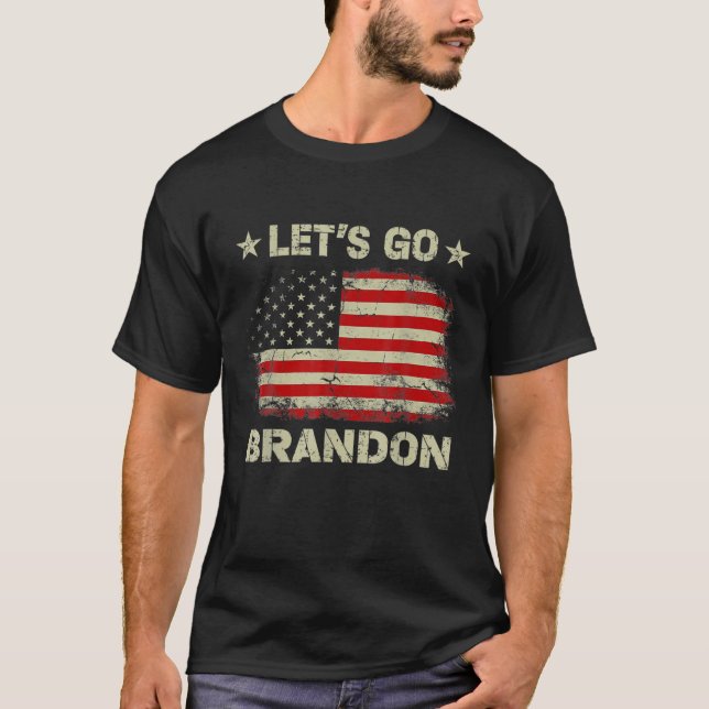 T-shirt Allons voir Brandon Apparel Meme Co (Devant)