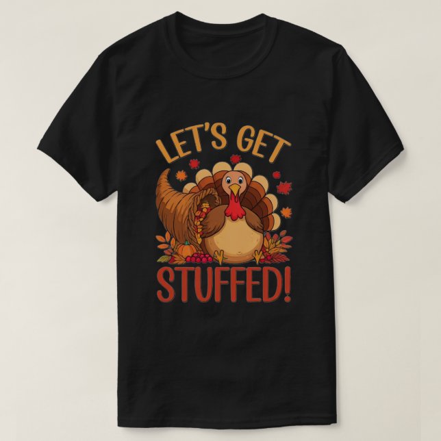 T-shirt Allons-y ! Drôle cadeau Thanksgiving ! ! (Design devant)