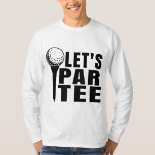 T-shirt Allons-y et conduisons le Golf Cart Retro Funn