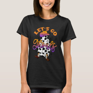 T-shirt Allons-y les Fantômes Hantés Halloween Effrayant O