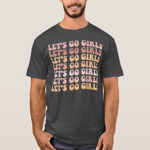 T-shirt Allons-y les filles Mariage rétro entre filles Mar