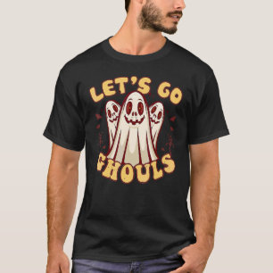 T-shirt Allons-y les goules Retro Groovy Halloween essenti