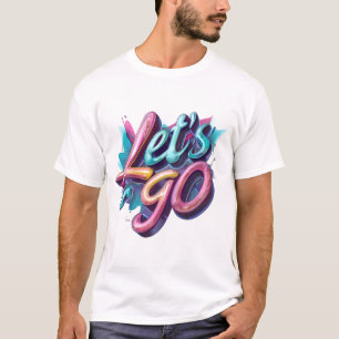 T-shirt Allons-y Néon Graffiti