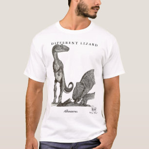 T-shirt Allosaurus Gregory Paul de chemise de dinosaure
