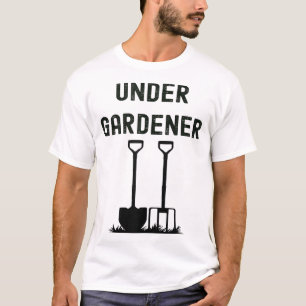 T-shirt Allotissement Gardener Tête Sous Gardener Jardiner