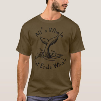T-shirt Alls Whale Qui Met Fin À Whale