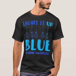 T-shirt Allumez-Le B Lue Sensibilisation sur l'autisme Aut