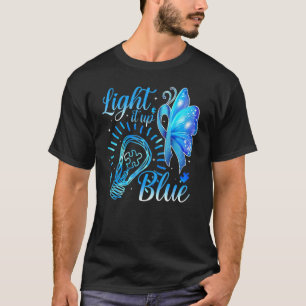 T-shirt Allumez-le en bleu Autism Awareness Pièce de puzz
