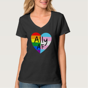 T-shirt Ally Af Lgbtq Drapeau Gay pride Égalité Trans Lesb