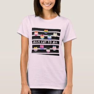 T-shirt Ally Chat À Tous