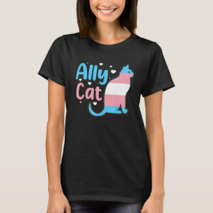 T-shirt Ally Chat Transgenre Pride Chat Kitten LGBT Trans