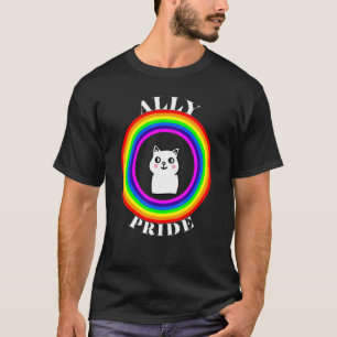 T-shirt Ally Pride LGBTQ Égalité Rainbow Lesbian Gay Tran