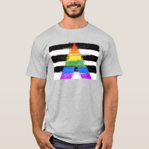 T-Shirt Ally Pride Peint