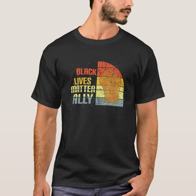 T-shirt Ally Tee, l'histoire de la vie noire (Devant)