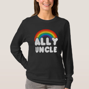 T-shirt Ally Uncle Lgbt Gay pride Drapeau Lgbtq