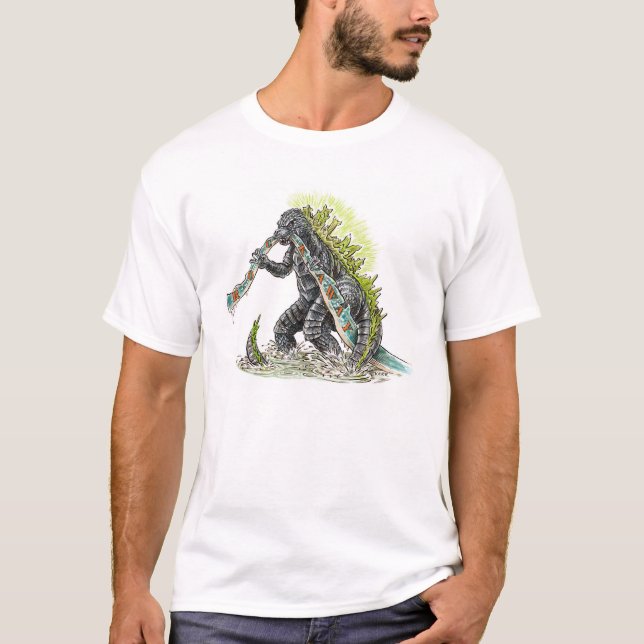 T-shirt ALMAzilla (Devant)