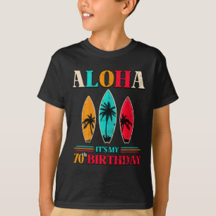 T-shirt Aloha 70e anniversaire Hawaii Plage tropicale Surf