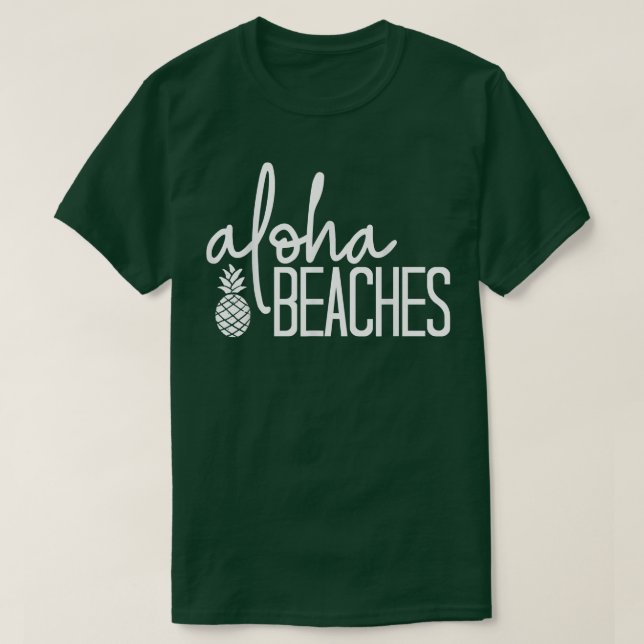 T-shirt Aloha Beaches Cute Beach Bridal Bachelorette Party (Design devant)