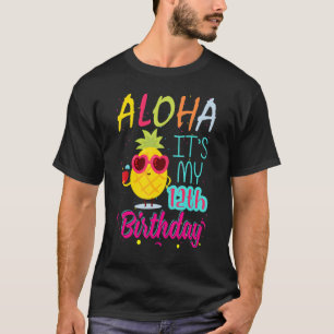 T-shirt Aloha C'est mon 12e anniversaire Hawaiien 12 ans T