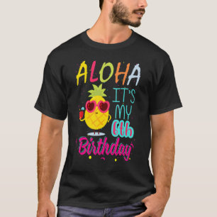 T-shirt Aloha C'est mon 6e anniversaire Hawaiian 6 ans Tod