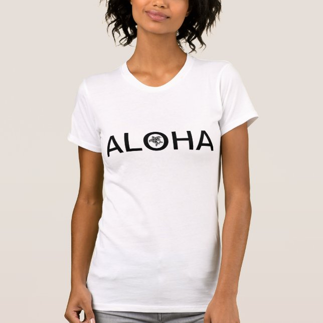 T-shirt Aloha chemise de tortue (Devant)