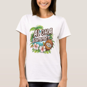 T-shirt Aloha été
