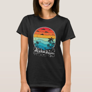 T-shirt Aloha Hawaï Hawaï île d'été Plage Surfing