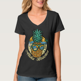 T-shirt Aloha Hawaii Beaches Hawaii Surfing et Pineapple