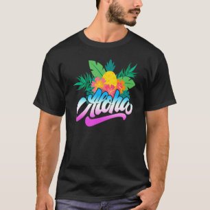 T-shirt Aloha Hawaii De L'Île Sentent La Fleur Aloha