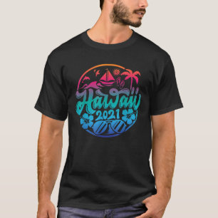 T-shirt Aloha Hawaii Famille Vacances Été Plage Croisière 