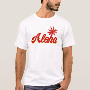 T-shirt Aloha Hawaii Palm Tree