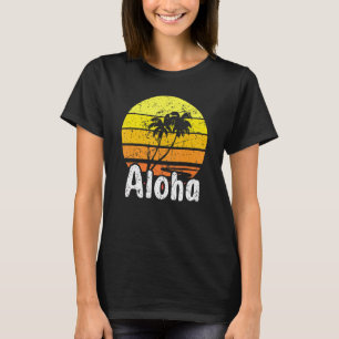 T-shirt Aloha Hawaii Surf Retro Sunset 2