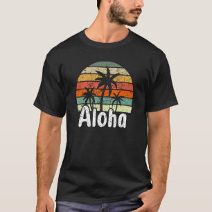 T-shirt Aloha Hawaii Surf Retro Sunset 49