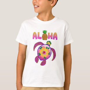 T-shirt Aloha Hawaiian Honu Turtle