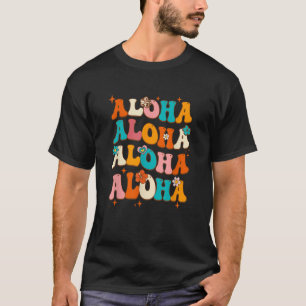 T-shirt Aloha Hawaiian Vintage Hawaii Vacances Femmes Fill