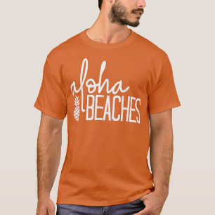 T-shirt Aloha Plages Mignonne Plage Marital Enterrement de