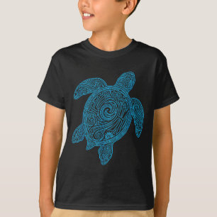 T-shirt Aloha Tortue Hawaii Tribal Hawaïen Maori Soleil Me
