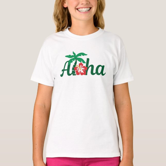 T-shirt Aloha Tropical (Devant)