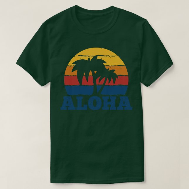 T-shirt Aloha Vintage Hawaii (Design devant)