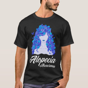 T-shirt Alopecia Guerrier Perte de cheveux Guerrier Alopec