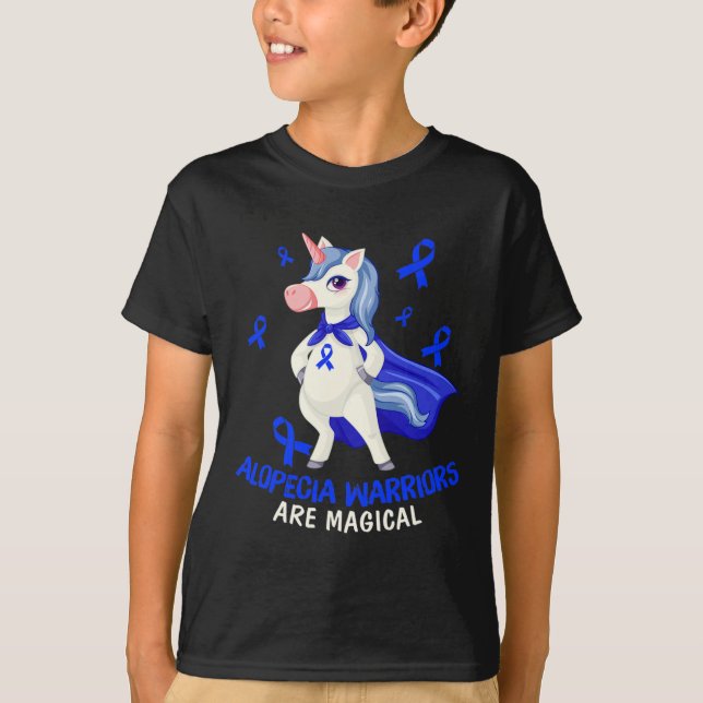 T-shirt Alopecia Sensibilisation Alopecia Les guerriers so (Devant)