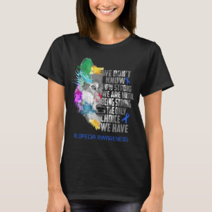 T-shirt Alopecia Sensibilisation au ruban Cadeaux de souti