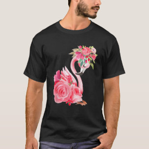 T-shirt Alors adorable fille rêveuse bébé rose flamingo av