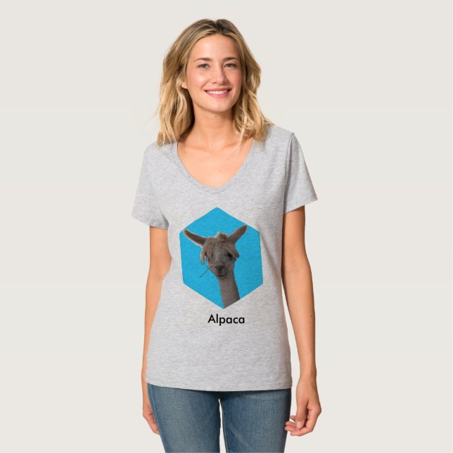 T - Shirt - Alpaca (Vorderseite Vollansicht)