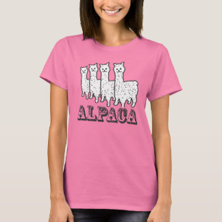 T-shirt Alpaca 4 noir et blanc