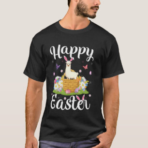 T-shirt Alpaca Joyeuses Pâques Chasse aux œufs Lapin Oreil