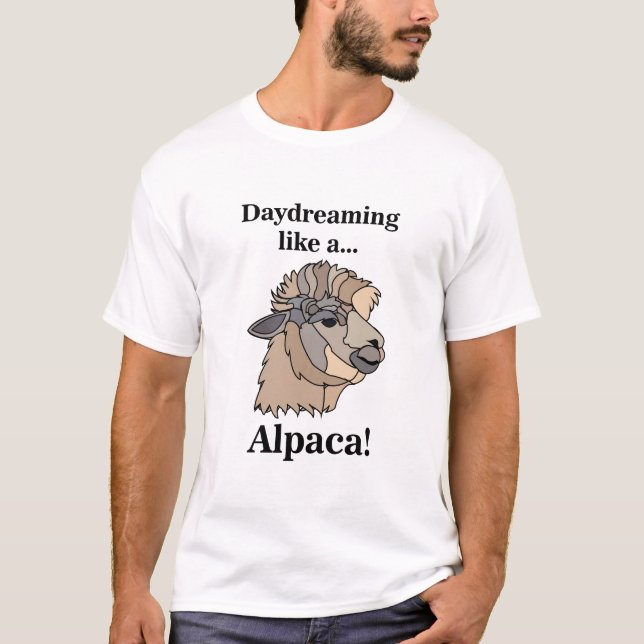 T-shirt Alpaca Llama Lover Funny (Devant)